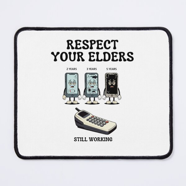 Item preview, Respect Your Elders Phone Kaypad Mobilephone designed and sold by AleksandraJac05.