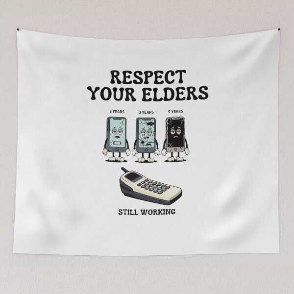 Item preview,  Respect Your Elders Phone  Kaypad Mobilephone designed and sold by AleksandraJac05.