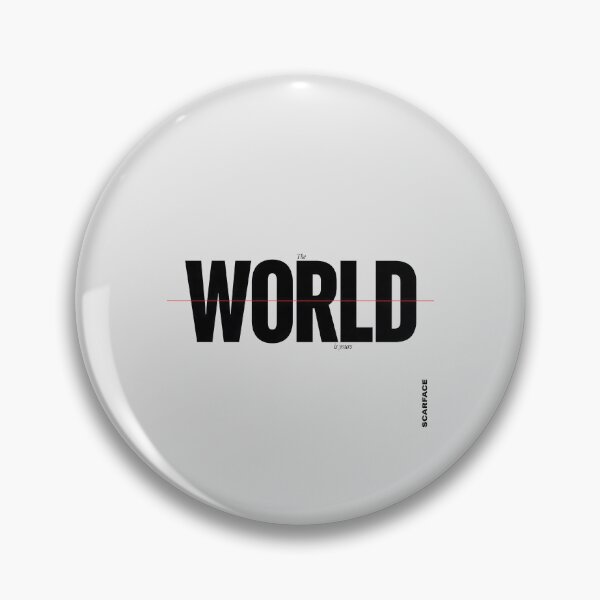 Item preview, Scarface The World Is Yours Swiss Typography Art designed and sold by Enea Kelo.