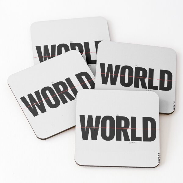 Item preview, Scarface The World Is Yours Swiss Typography Art designed and sold by Enea Kelo.