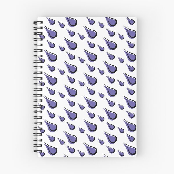 Item preview, Purple Iris Drops Black Tracing Sticker  designed and sold by Rolographics1.
