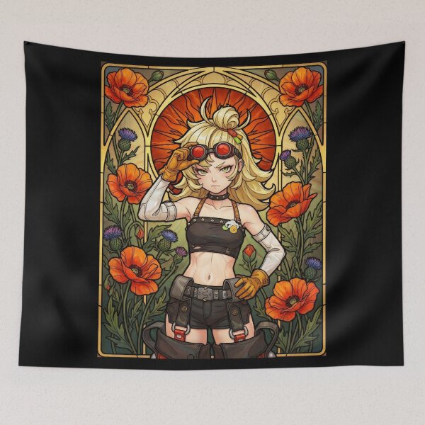 Item preview, Stained Glass Piper Wheel designed and sold by Thunderbelts.