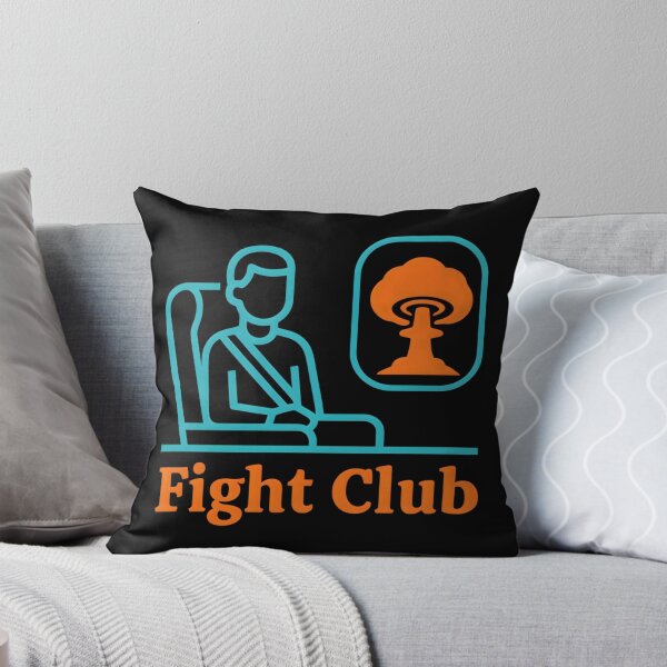 Item preview, Fight Club Airplane Window Mushroom Cloud Safety Card designed and sold by Enea Kelo.