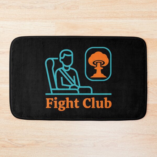 Item preview, Fight Club Airplane Window Mushroom Cloud Safety Card designed and sold by Enea Kelo.
