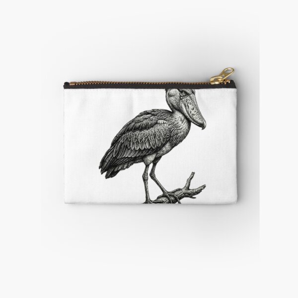 Item preview, Shoebill - Realistic minimalistic black and white designed and sold by Minimalisticaly.