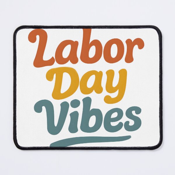 Item preview, Labor Day Vibes Retro Typography | Vintage Workers Holiday Design designed and sold by KAM-KAM-STORE.