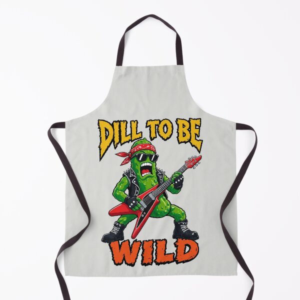 Item preview, Funny Rockstar Pickle Dill To Be Wild Rock Pun designed and sold by DigitalGlade.