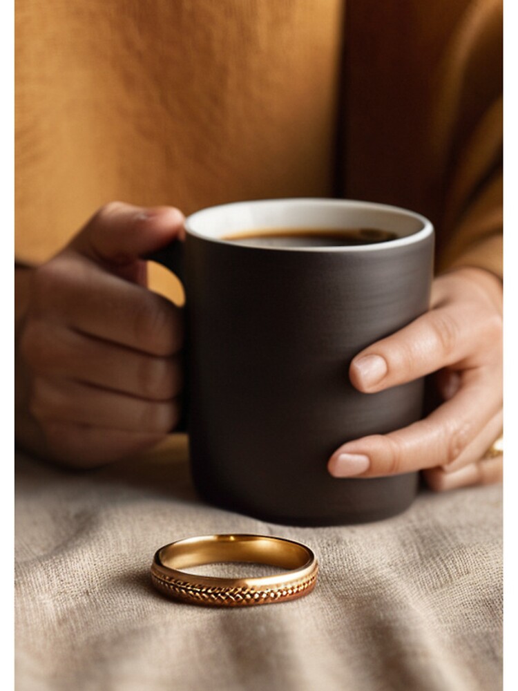 Imagen 4 de 4, Funda de iPhone con la obra Lifestyle - Contemporary Afro-Bohemian Interior, Coffee Cup and Natural Aesthetic, diseñada y vendida por Reverso-Design.