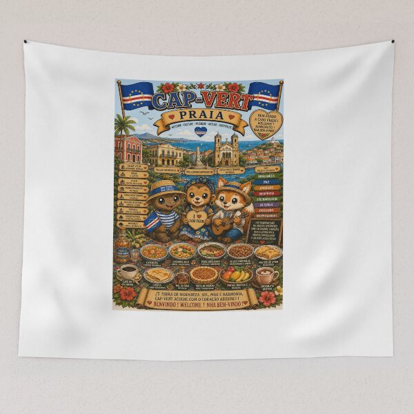 Item preview, Cape Verde Praia – Sun, Sea and Morabeza designed and sold by Cifi64.