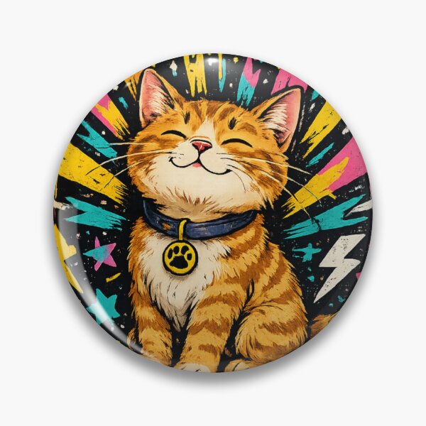 Item preview, Pawsitive Energy Cat – Graffiti design designed and sold by Spark Cottage.