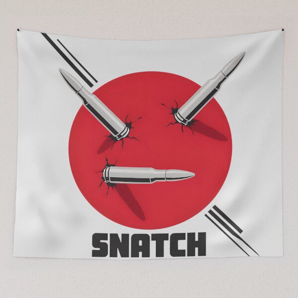 Item preview, Snatch Movie Bullets Red Circle Constructivist Art designed and sold by Enea Kelo.