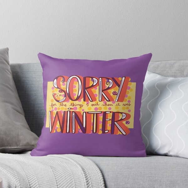 Item preview, Sorry Winter designed and sold by elephantfeathercreative.