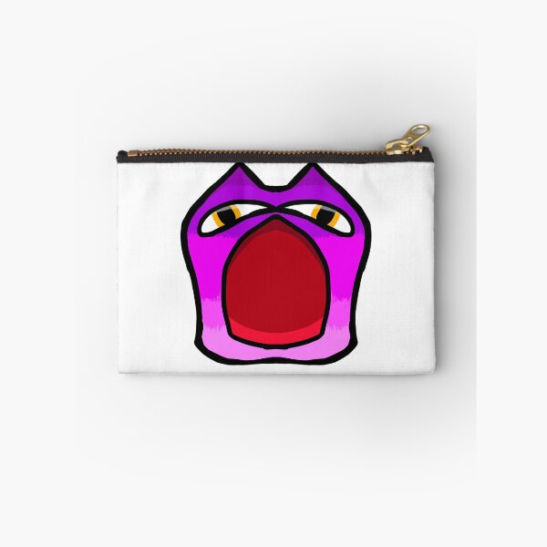 Item preview, Cute Purple Monster with Big Open Mouth – Kawaii Sticker Art designed and sold by davidmalec.