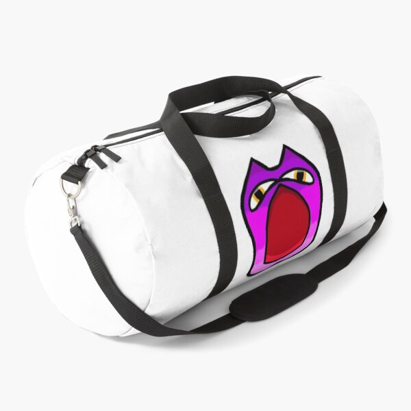 Item preview, Cute Purple Monster with Big Open Mouth – Kawaii Sticker Art designed and sold by davidmalec.