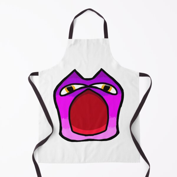 Item preview, Cute Purple Monster with Big Open Mouth – Kawaii Sticker Art designed and sold by davidmalec.