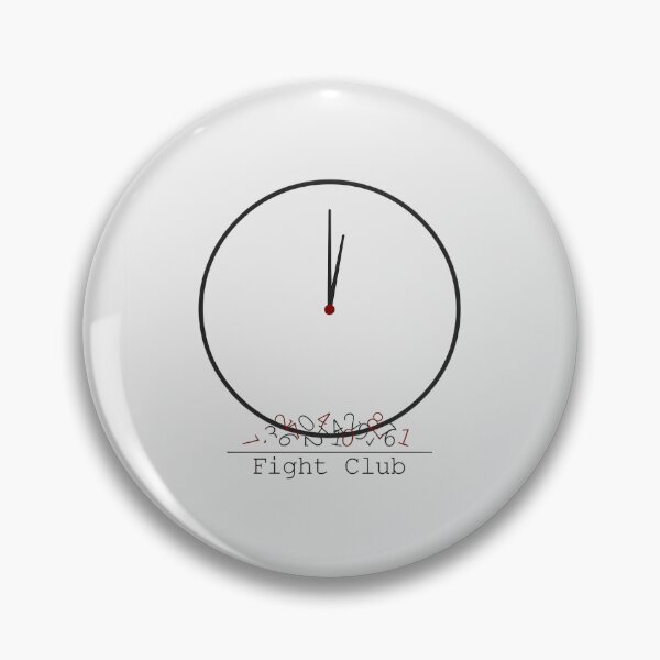 Item preview, Fight Club Clock Falling Numbers Time Bureaucracy Art designed and sold by Enea Kelo.