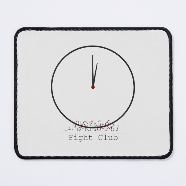Item preview, Fight Club Clock Falling Numbers Time Bureaucracy Art designed and sold by Enea Kelo.