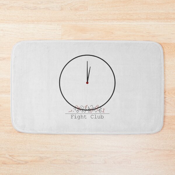 Item preview, Fight Club Clock Falling Numbers Time Bureaucracy Art designed and sold by Enea Kelo.