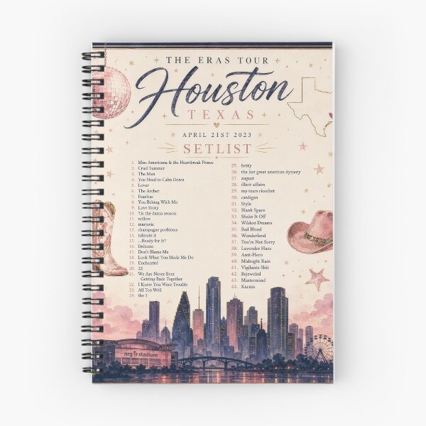 Item preview, Houston Texas Eras Night 1 Inspired Setlist designed and sold by AndyGordon125.