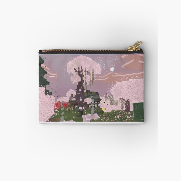 Item preview, Blocky Pink Cherry Blossom Treehouse designed and sold by Vylor-Fenasi.
