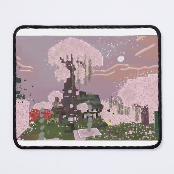 Item preview, Blocky Pink Cherry Blossom Treehouse designed and sold by Vylor-Fenasi.