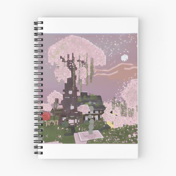 Item preview, Blocky Pink Cherry Blossom Treehouse designed and sold by Vylor-Fenasi.