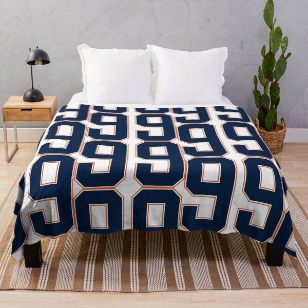 Item preview, Gretzky The Great One Oilers Hockey Home White Blue Number #99 designed and sold by Rolographics1.