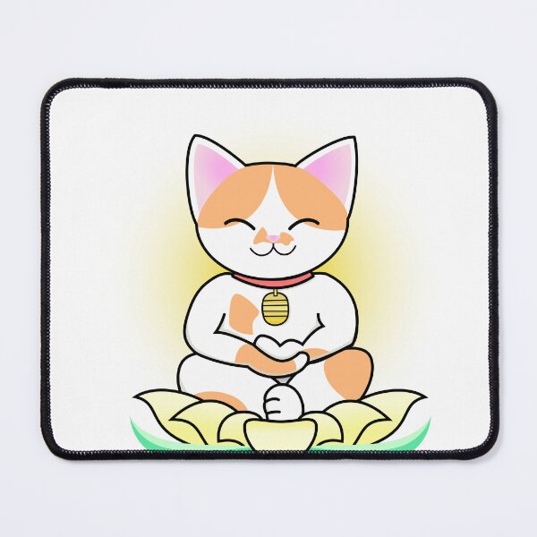 Artikelvorschau, Meditierende Chisai-Katze entworfen und verkauft von fishbirdstudios.