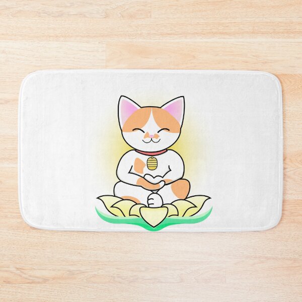 Item preview, Meditating Chisai Cat designed and sold by fishbirdstudios.