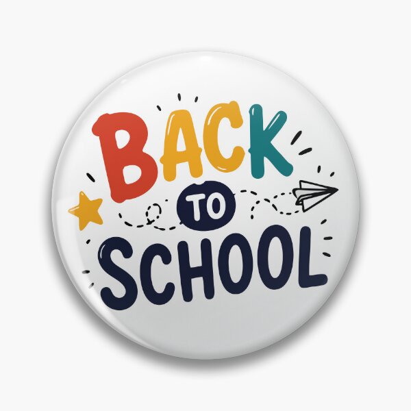 Item preview, Back to School Typography Sticker | Paper Airplane Design designed and sold by Mikoff04-arts.