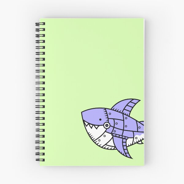 Item preview, Shabbles the Great Robo-Shark designed and sold by fishbirdstudios.