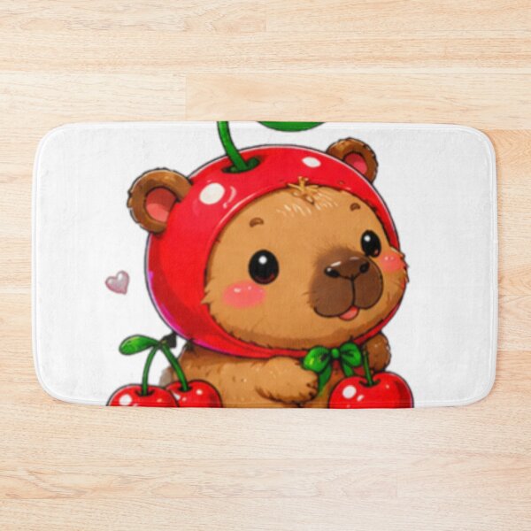 Item preview, Cherry Bear Kawaii Sticker designed and sold by DailyDoodlesBySumbul.