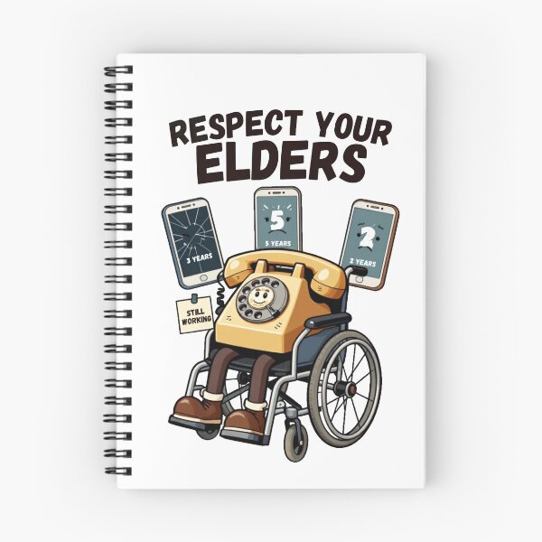 Item preview, Respect Your Elders Phone  Old Phone is Still Working designed and sold by AleksandraJac05.