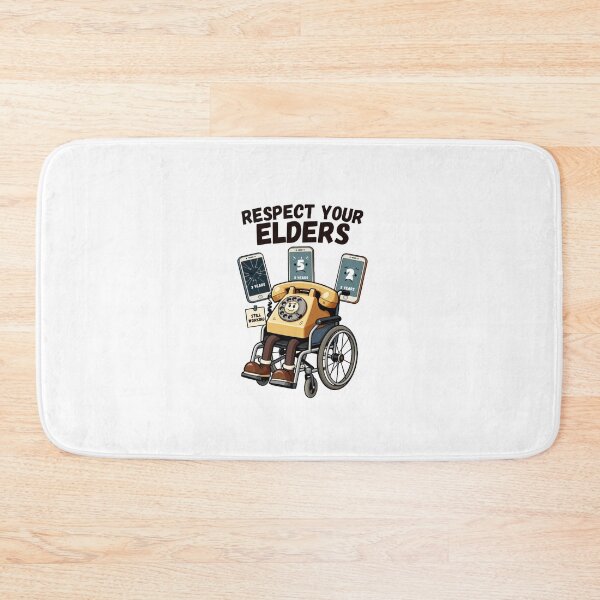 Item preview, Respect Your Elders Phone  Old Phone is Still Working designed and sold by AleksandraJac05.
