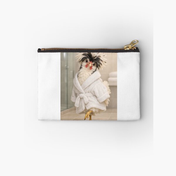 Item preview, Cozy Bathrobe Polish Chicken designed and sold by Sillytoe.