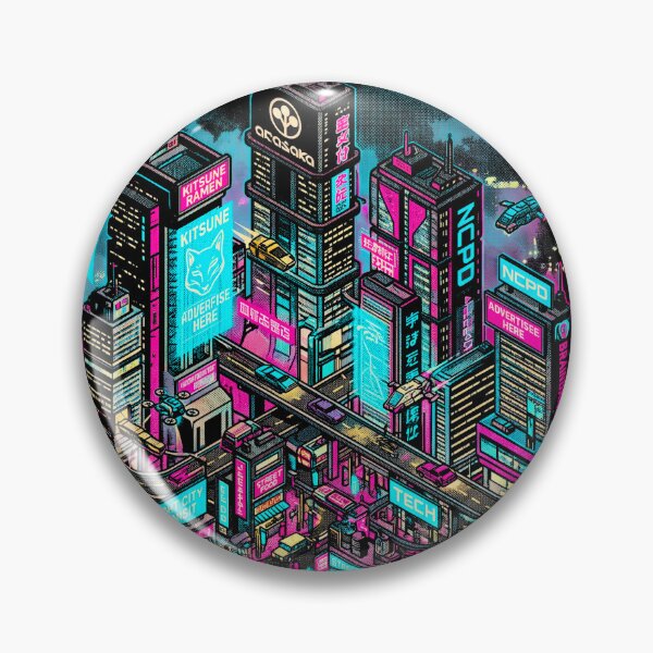 Item preview, NIGHT CITY — CYBERPUNK DISTRICT designed and sold by AtlasofLegends.