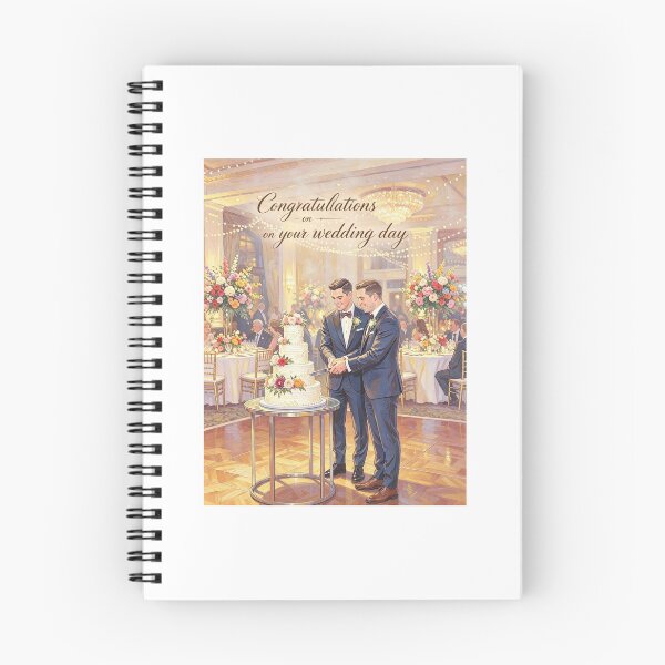 Item preview, LGBTQ gay wedding card designed and sold by carlsmart1.