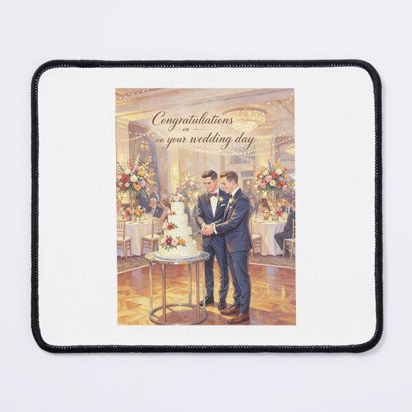 Item preview, LGBTQ gay wedding card designed and sold by carlsmart1.
