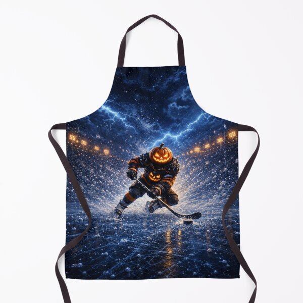 Item preview, Headless Horseman Ice Hockey Breakaway – Gothic Halloween Sports Art designed and sold by TheHorsemanRidesAgain.