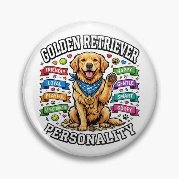 Item preview, Golden Retriever Personality designed and sold by ClaussShop.