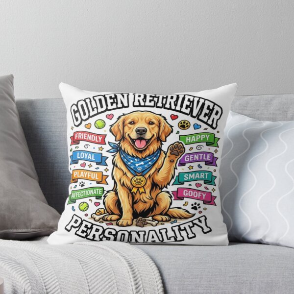Item preview, Golden Retriever Personality designed and sold by ClaussShop.