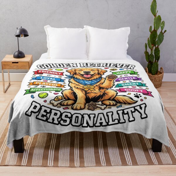 Item preview, Golden Retriever Personality designed and sold by ClaussShop.