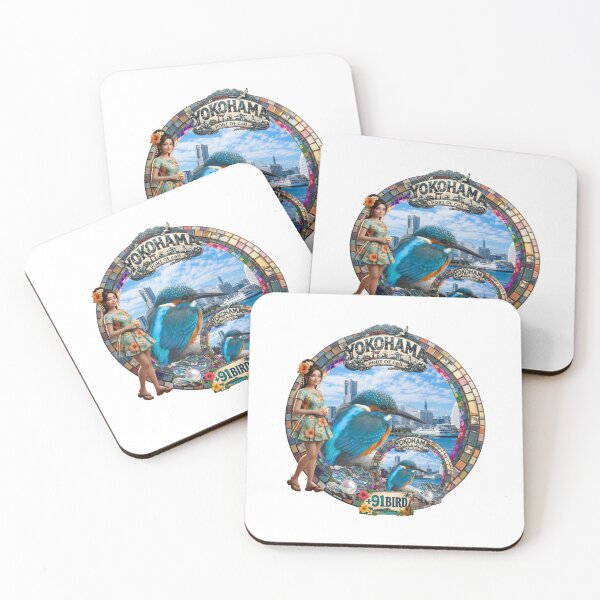 Item preview, Yokohama Jeweled Port of Call with Island Hime & Ace Kingfisher Johnny! designed and sold by Plus91BIRD.