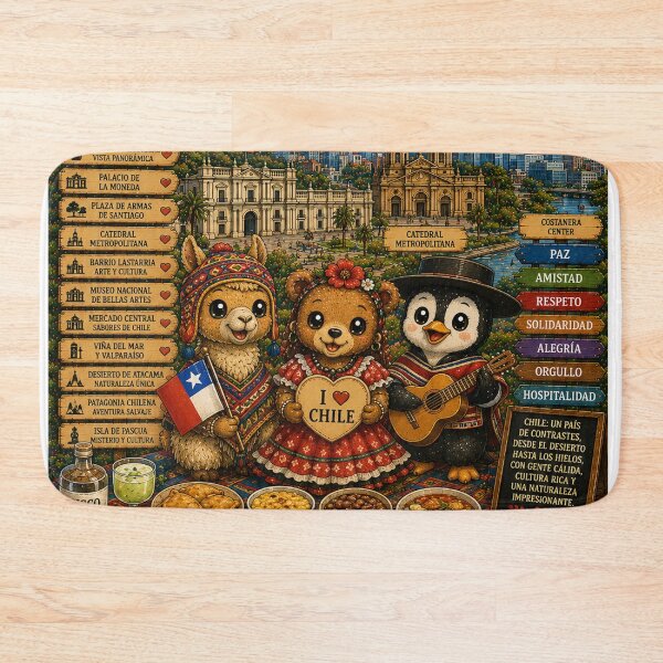 Item preview, Santiago, Chile – Mountain Range, Culture and Traditions designed and sold by Cifi64.