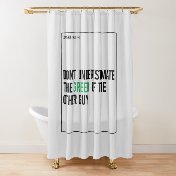 Item preview, Scarface Greed of the Other Guy Brutalist Typography designed and sold by Enea Kelo.