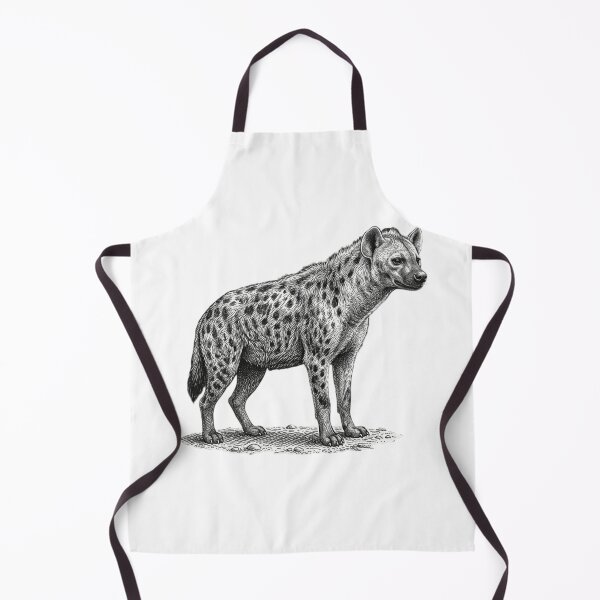 Item preview, Hyena - Realistic minimalistic black and white designed and sold by Minimalisticaly.