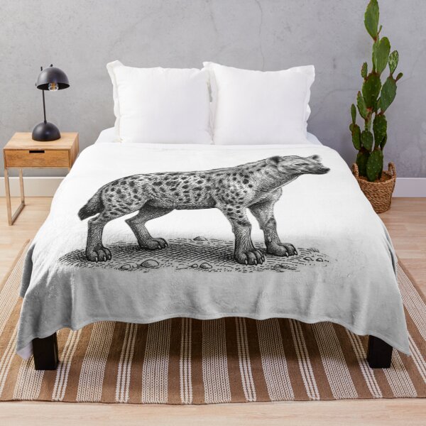 Item preview, Hyena - Realistic minimalistic black and white designed and sold by Minimalisticaly.