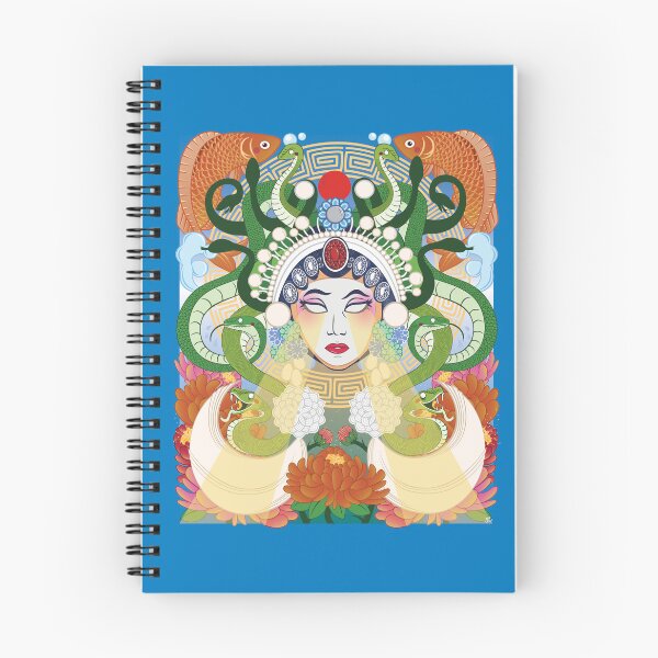 Item preview, Lady Medusa – Peking Opera / Greek mythology inspired art designed and sold by elephantfeathercreative.