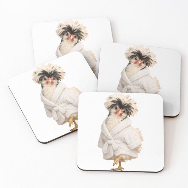 Item preview, Bathrobe Polish Chicken designed and sold by Sillytoe.