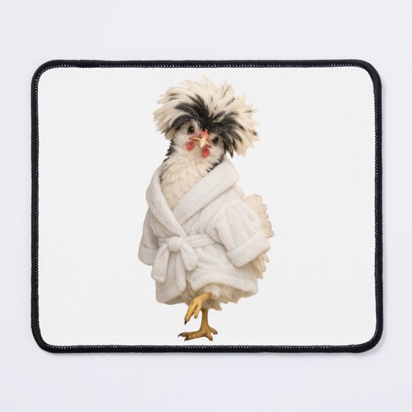 Item preview, Bathrobe Polish Chicken designed and sold by Sillytoe.